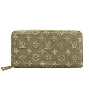 Louis Vuitton Zippy Wallet Monogram Denim Long Wallet M28297